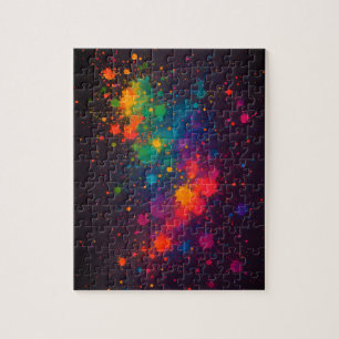 Paint Splatter Jigsaw Puzzle