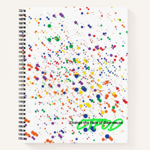 Paint Splatter Journal – Rainbow Edition   CTFOD