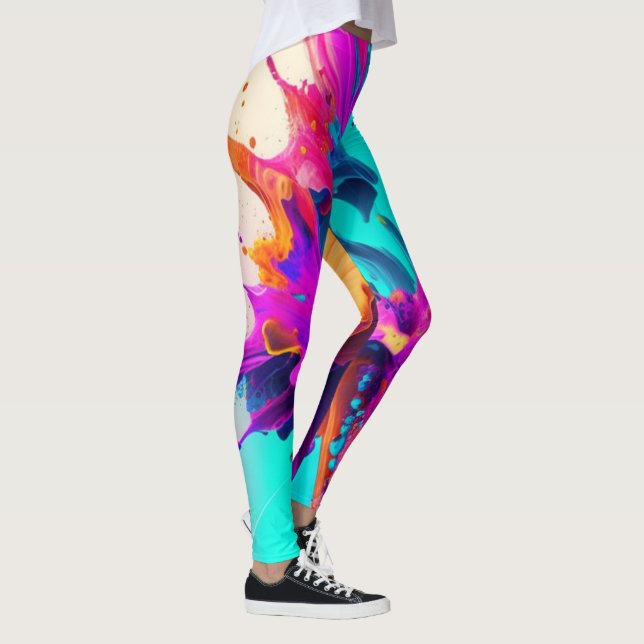 Paint splatter legging (Right)