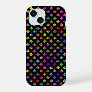 Paint Splatter Mermaid Scales iPhone 15 Case