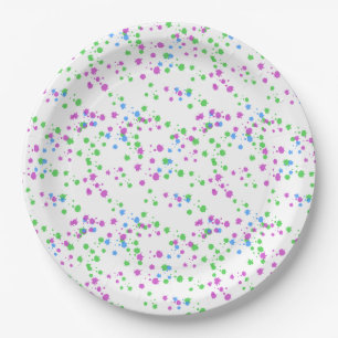 Paint Splatter Paper Plate