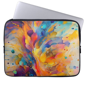 Paint Splatter Pattern 2 Laptop Sleeve