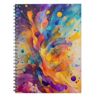 Paint Splatter Pattern 2 Notebook