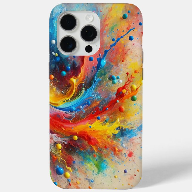 Paint Splatter Phone Cover (Back)