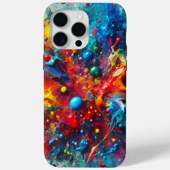 Paint Splatter Phone Cover (Back)