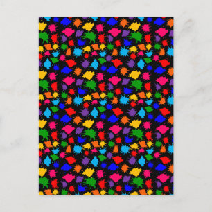 Paint Splatter Postcard