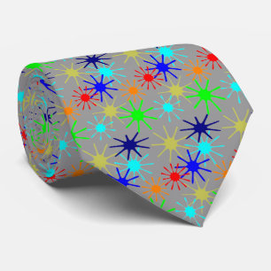 Paint Splatter Print Necktie