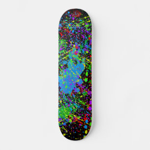 Paint Splatter Skateboard