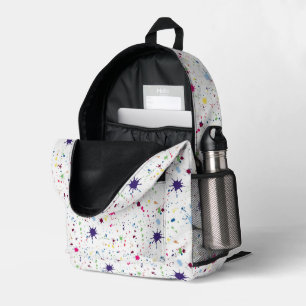 Paint Splatter Splash Graffiti Pattern Printed Backpack