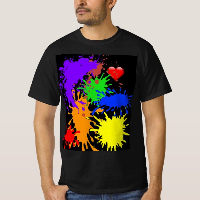 Paint Splatter T-Shirt (Front)