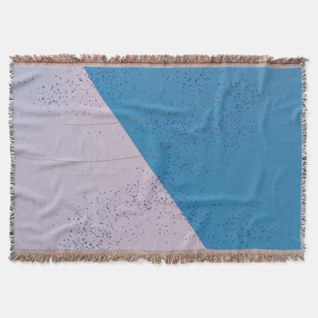 Paint Splatter Throw Blanket (Front)