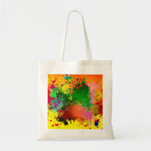 Paint Splatter Tote Bag