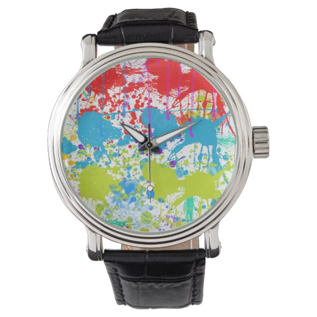 Paint Splatter Watch (Front)