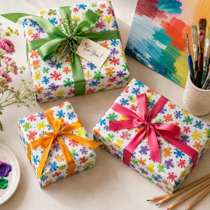 Paint Splatter  Wrapping Paper