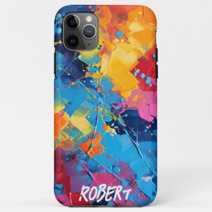 Paint Splatters Abstract Art Case-Mate iPhone Case