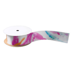 Paint Splatters Satin Ribbon