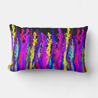 Paint Strands Lumbar Cushion