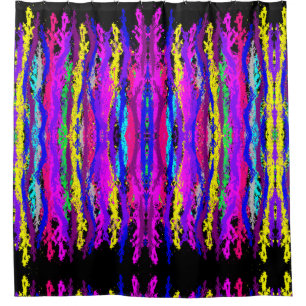 Paint Strands Shower Curtain