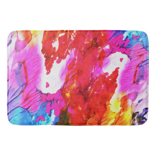 Paint streams Bath Mat