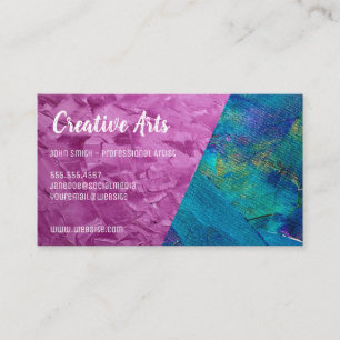 Paint Stroke Artist Colour Block Business Card