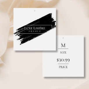 PAINT Stroke modern white Price Tags