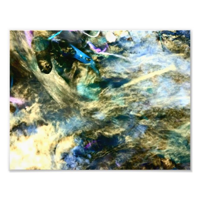 Paint Strokes Artful Abstract Photograph (Front)