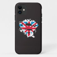 Paint Strokes British S-Shield