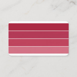 Paint swatch business card
