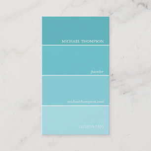 Paint Swatch Business Cards