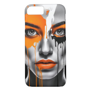 paint technique Style of Woman's Face Case-Mate iPhone Case