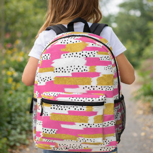 Paint the Day: Abstract Chic Backpack