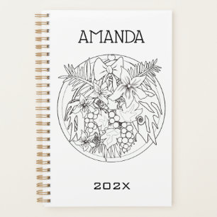 Paint the picture yourself a tropical pattern planner