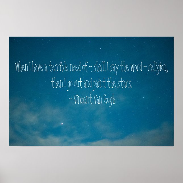 Paint the Stars Poster (Front)