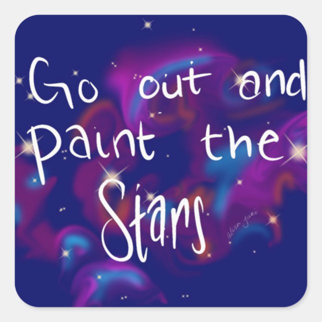 Paint the Stars Sticker (Front)