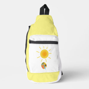 paint the sun sling bag