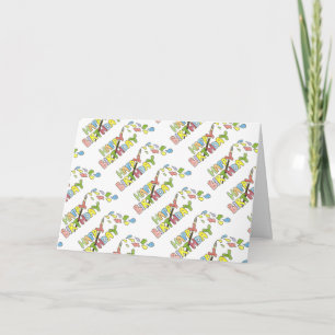 Paint the town Birthday Card
