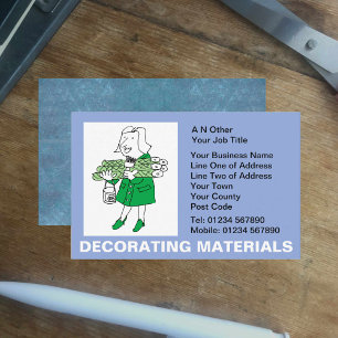 Paint & Wallpaper Decorating Materials Business Card