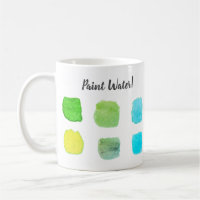 Paint Water Watercolor Artist Custom Green