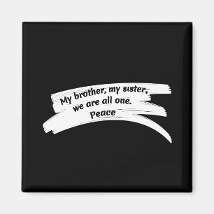 Paint Wipe Peace Message Magnet