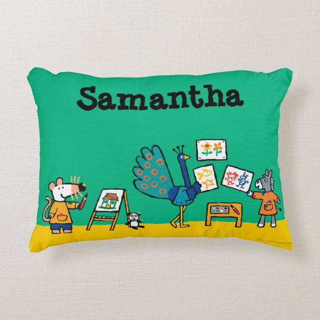 Paint with Maisy! Decorative Cushion (Front)