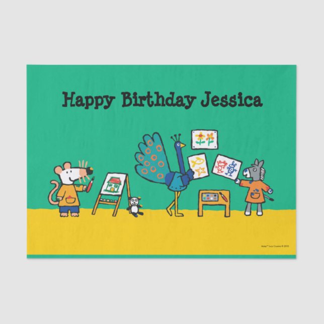 Paint with Maisy! Tissue Paper (Front)