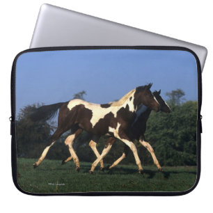 Paint Yearlings Running Laptop Sleeve