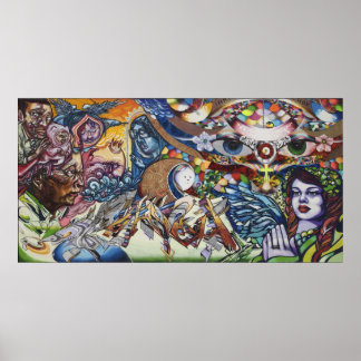 Paint Your Faith on Canvas Poster