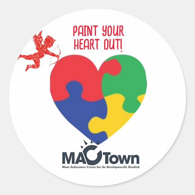 Paint Your Heart Out! MACTown Stickers (Front)