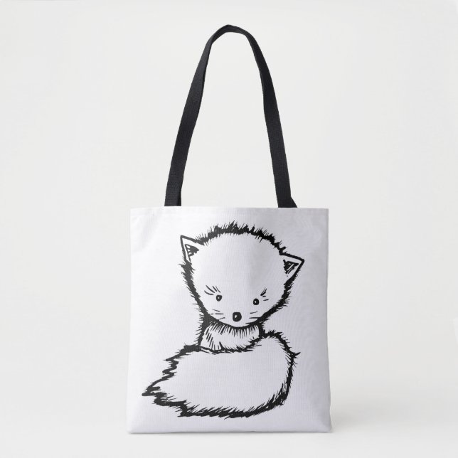 Paint your Own Bag Cute Baby Fox (Front)