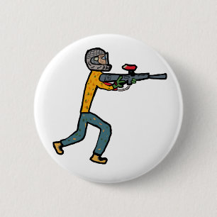 Paintball 6 Cm Round Badge