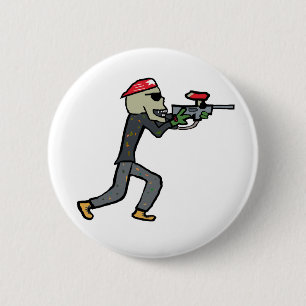 Paintball 6 Cm Round Badge