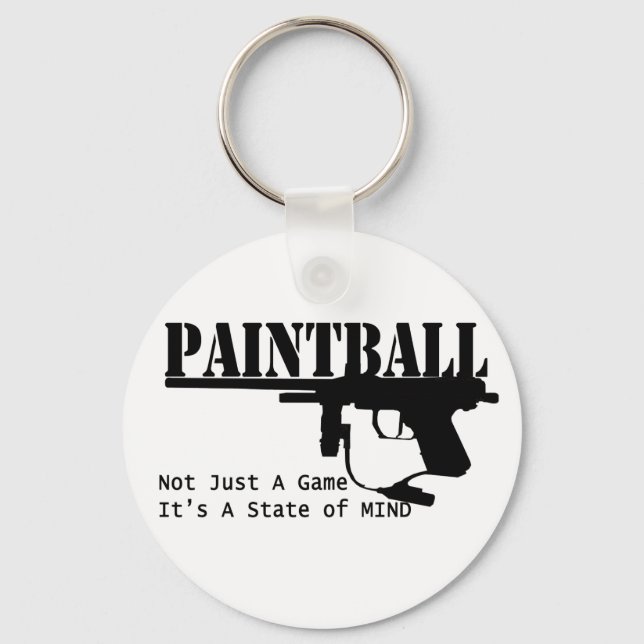 Paintball/A state of mind Key Ring (Front)