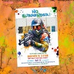 Paintball Birthday Invitation<br><div class="desc">Paintball Birthday Party Neon Colours Invitation Paint Splatter Paintball invitation paintball birthday invitation army neon paintball birthday party gun camouflage boy birthday party invitation paintball party teen birthday invitation teen party invitation big kid invitations big boy invitation 12th birthday invitation</div>