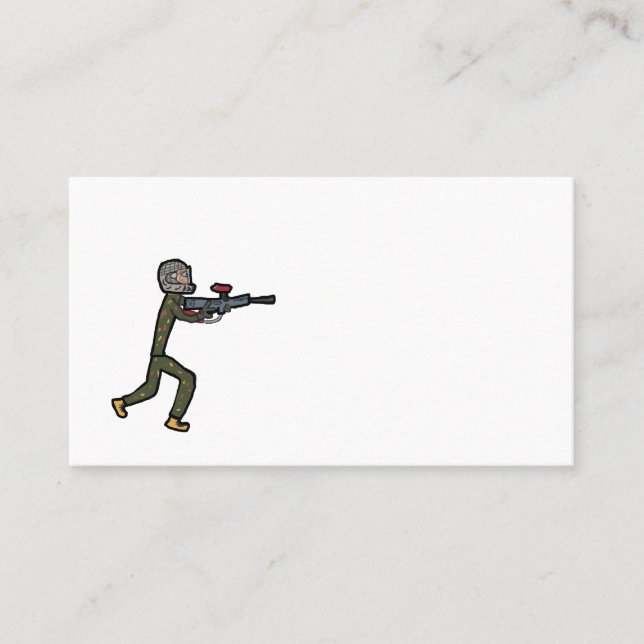 Paintball Business Card (Front)